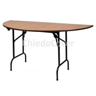 Table on steel frame Lider-11 (semicircle) R800