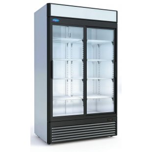 Refrigerated cabinet Capri 1.12SK glass door, compartment