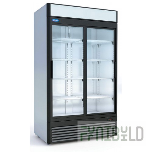 Refrigerated cabinet Capri 1.12SK glass door, compartment
