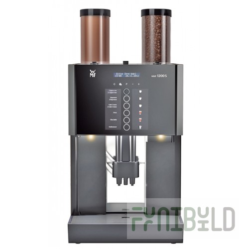 Coffee machine WMF 1200 S 03.1200.0407 flow-through, chocolate bunker