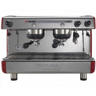 Coffee machine Casadio Undici S/2 red