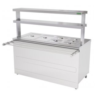 Steam bain-marie for 2 dishes Stillag in2-15/7-P