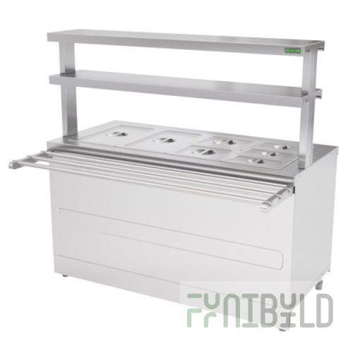 Steam bain-marie for 2 dishes Stillag in2-15/7-P
