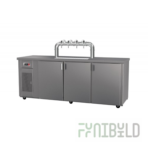 Beer kegerator ITON VK-4 with attachment