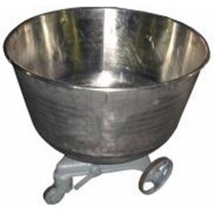 Bowl for TMM-140 stainless steel with trolley