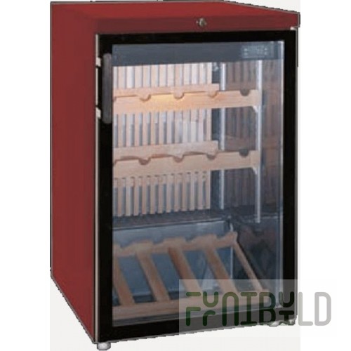Wine cabinet Helkama C165W red