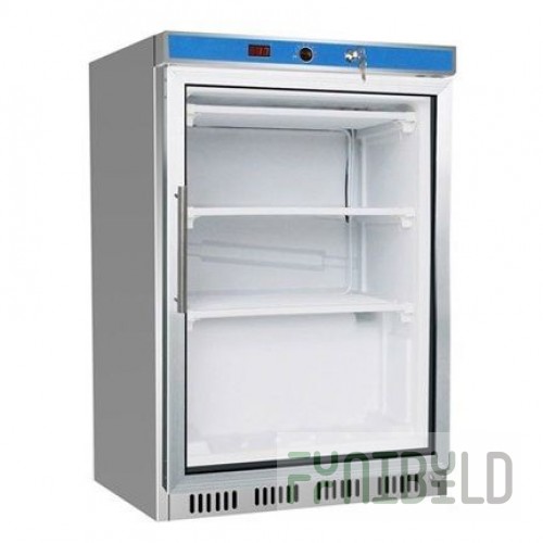 Freezer cabinet Forcool HF200G, glass door