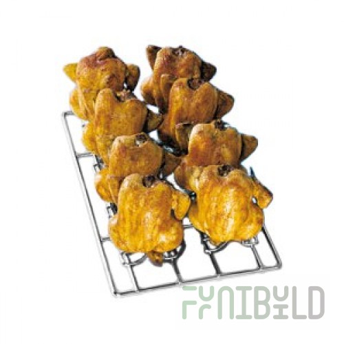 Chicken roasting grid Rational GN 1/1, 8 hooks