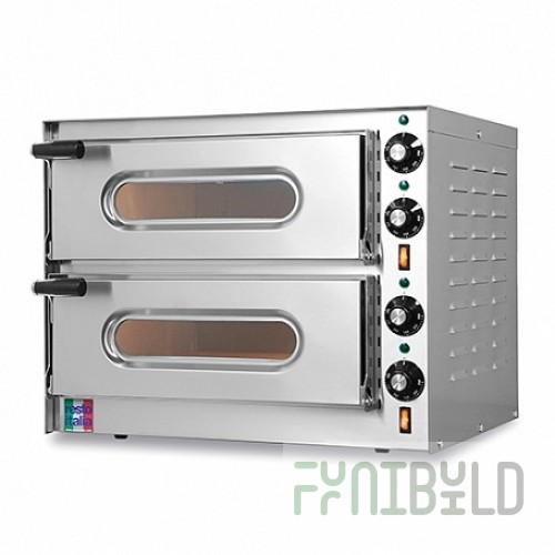 Electric pizza oven Resto Italia SMALL/G2 (550x450x435 in, 3.2 kW, pizza diameter 33 cm, 2 sections)