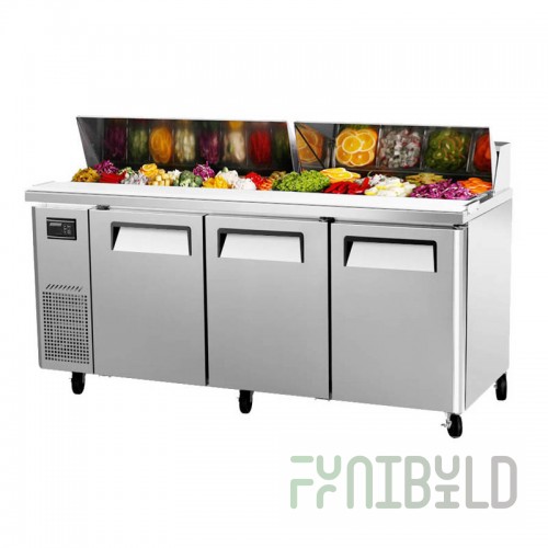 Refrigerated table Turbo Air KHR18-3-700 for collecting sandwiches