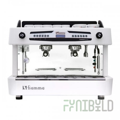 Coffee machine RST, SA t.m. FIAMMA series Quadrant 2 TC White (2 high groups, semi-automatic)