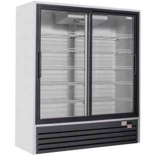 Universal wardrobe Optima coupe 14V, glass door, compartment