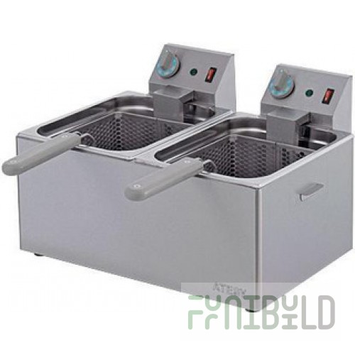 Electric deep fryer Atesi Panda-EURO-2x1/2