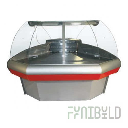 Refrigerated display case Carboma VKhSu-1 corner external