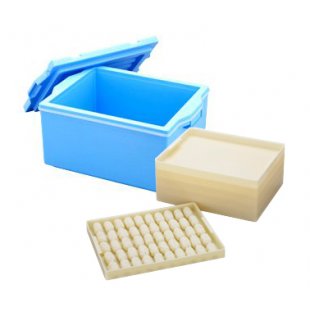 Prismafood Blue Box & Trays Sushi Container