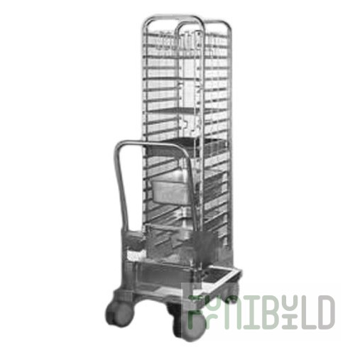 Rational 101 plate trolley for SCC 101 combi steamers