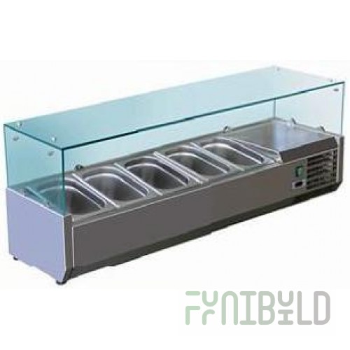 Tabletop refrigerated display case Viatto VRX 1200/330
