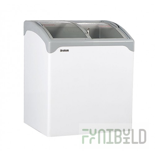 Chest freezer Ugur UDD 200 SCEBN curved glass
