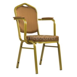 Chair on a metal frame Hit 25mm with armrests