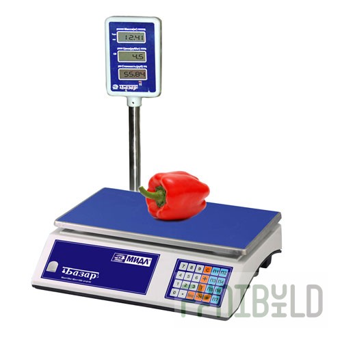 Trade scales MIDL MT 15 MGZhA-7 "Bazar 2" with stand