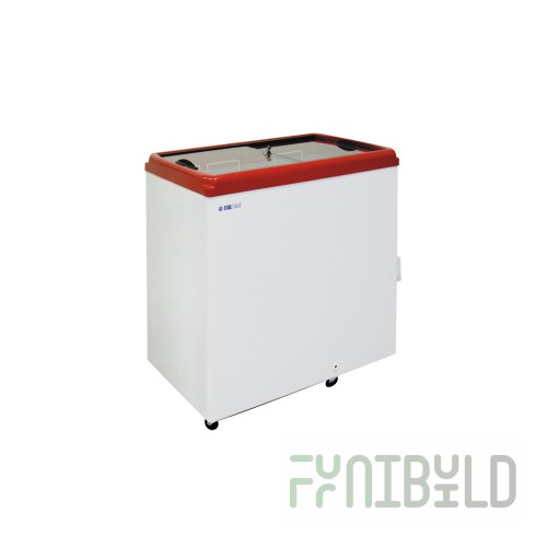 Chest freezer Italfrost CF200F straight glass
