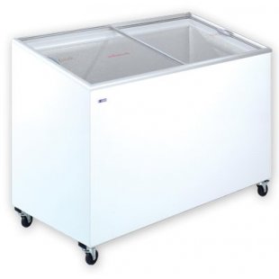Chest freezer Ugur UDD 400 SCEB curved glass