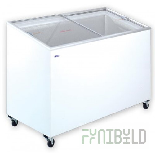 Chest freezer Ugur UDD 400 SCEB curved glass