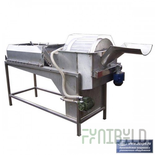 Brush washing machine for cucumbers (1 t/h)
