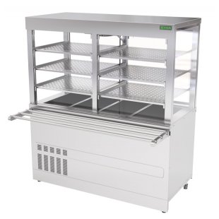 Refrigerated display case with a cooled bath Stillag МВХ-15/7-В