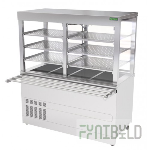 Refrigerated display case with a cooled bath Stillag МВХ-15/7-В