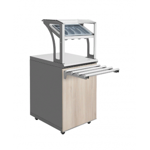 Counter for cutlery and trays Luxstahl PP-600 (7 color options)