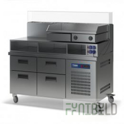 Refrigerated table TMM SHSB-SM-1/4YA (1390x700x1300)