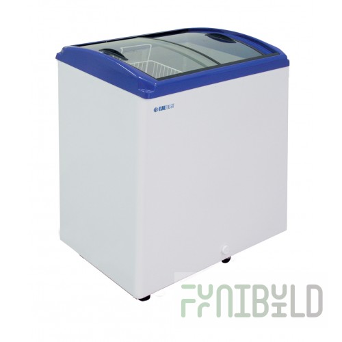 Chest freezer Italfrost CF200C curved glass