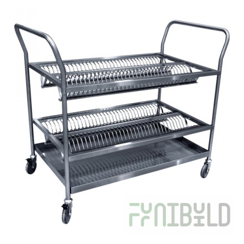 Trolley for drying plates Abat TST-100-4
