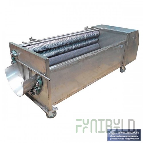 Machine for brush-abrasive cleaning of carrots VOS.752-01 (500 kg/h)