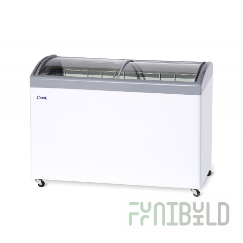 Freezer chest Snezh MLG-400 bent glass