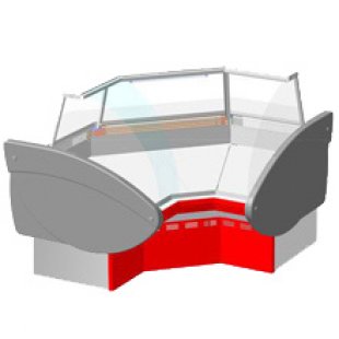 Refrigerated display case VHS-UV Ilet' corner internal