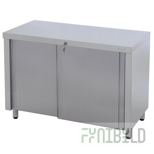 Technological pedestal table Atesi ST-2/1500/600 compartment