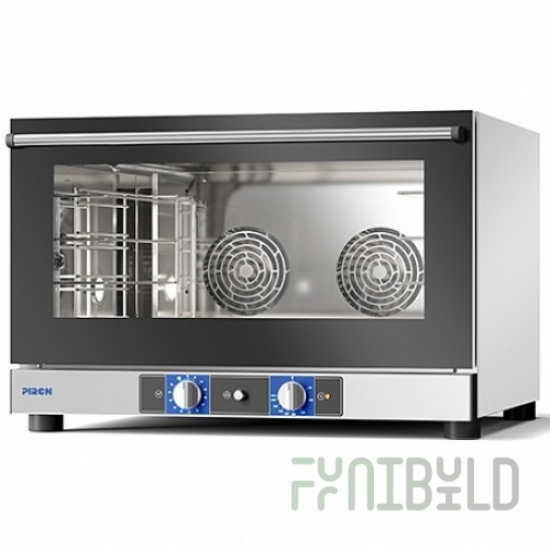 Convection oven PIRON PF7504 (4 GN1/1 or 600x400, 6.3 kW, humid. 750x720x540 in)