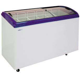 Chest freezer Italfrost CF500C curved glass