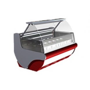 Soft ice cream display case Lotus Junior M 2.0 with light box