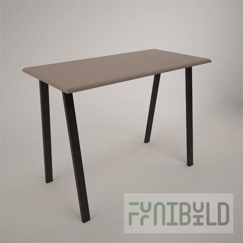 Demonstration table (MDF with leatherette)