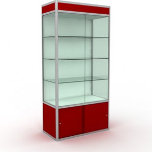 Showcase with lighting