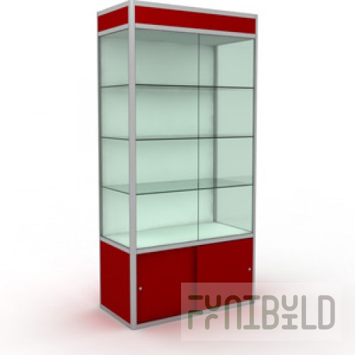Showcase with lighting