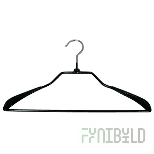 WS 036 - 45 - Metal clothes hangers (rubber coated)