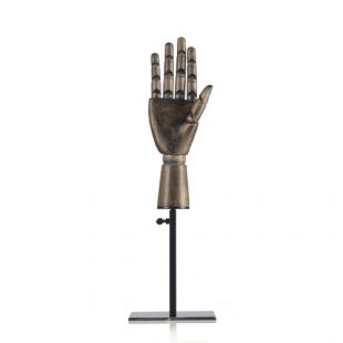 H-06B \ Hand mannequin on stand (wooden)