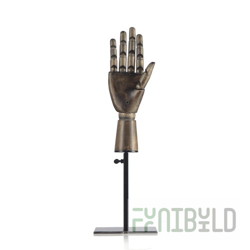 H-06B - Hand mannequin on stand (wooden)