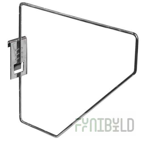 TZ 046 - Upper shelf support for a trade grid (mesh)
