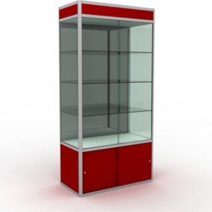 Showcase with lighting
