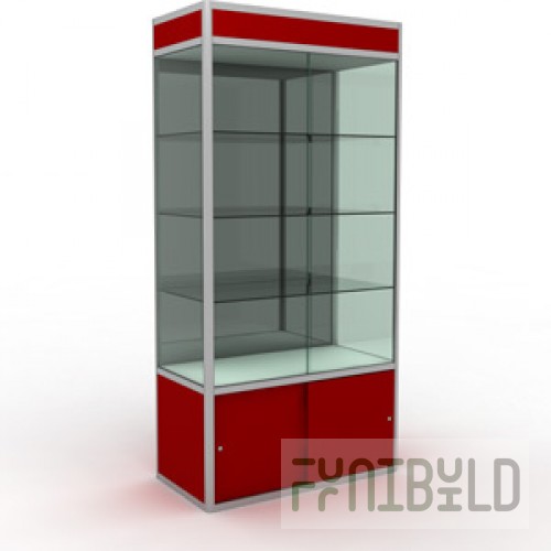 Showcase with lighting
